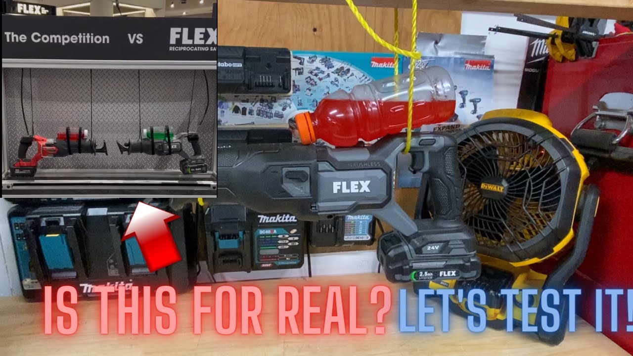 Was this FLEX TOOLS TEST JUST A LIE? Reciprocating Saw Vibration Test