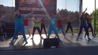 Ain't Your mama Jennifer Lopez Zumba Daugavpils pilsētas svētki 2016