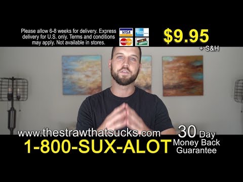Fake Infomercial: The Paper Straw