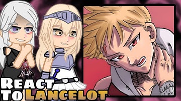 Danmachi react to Bell as Lancelot || Gacha react 🇺🇸 🇧🇷