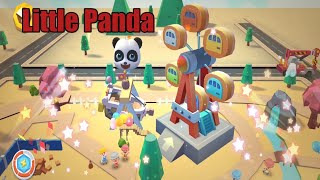 Little Panda City Builder Baby Panda Bus Kids Game Little Panda Truck Driving Sham Kids Game #kids screenshot 5