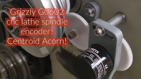 G0602 cnc Lathe spindle encoder install - centroid acorn
