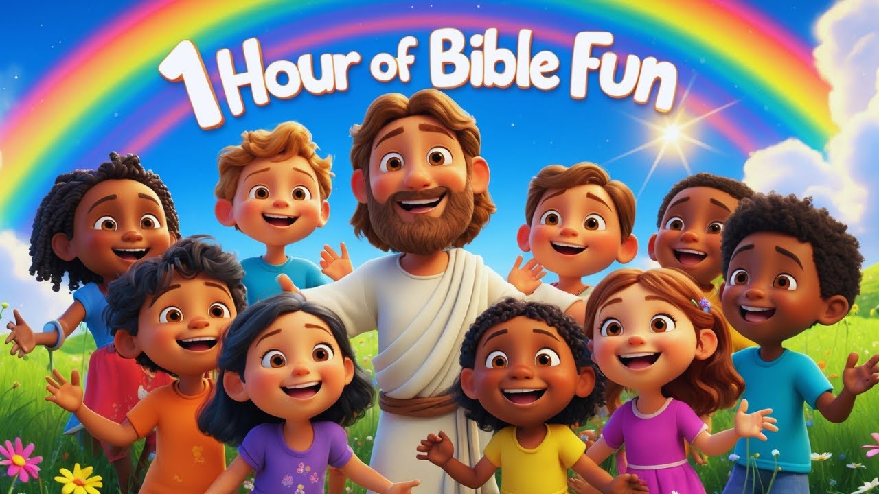 1 Hour of Christian Kids Songs 🎶 | Fun Bible Music for Little Hearts!
