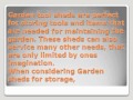 Getting Organised with Garden Tool Sheds.MP4 Getting Organised with Garden Tool Sheds.MP4