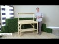 Coral Coast Welford 4 ft. Wood Potting Bench with Sink - Product Review Videos Coral Coast Welford 4 ft. Wood Potting Bench with Sink - Product Review Videos