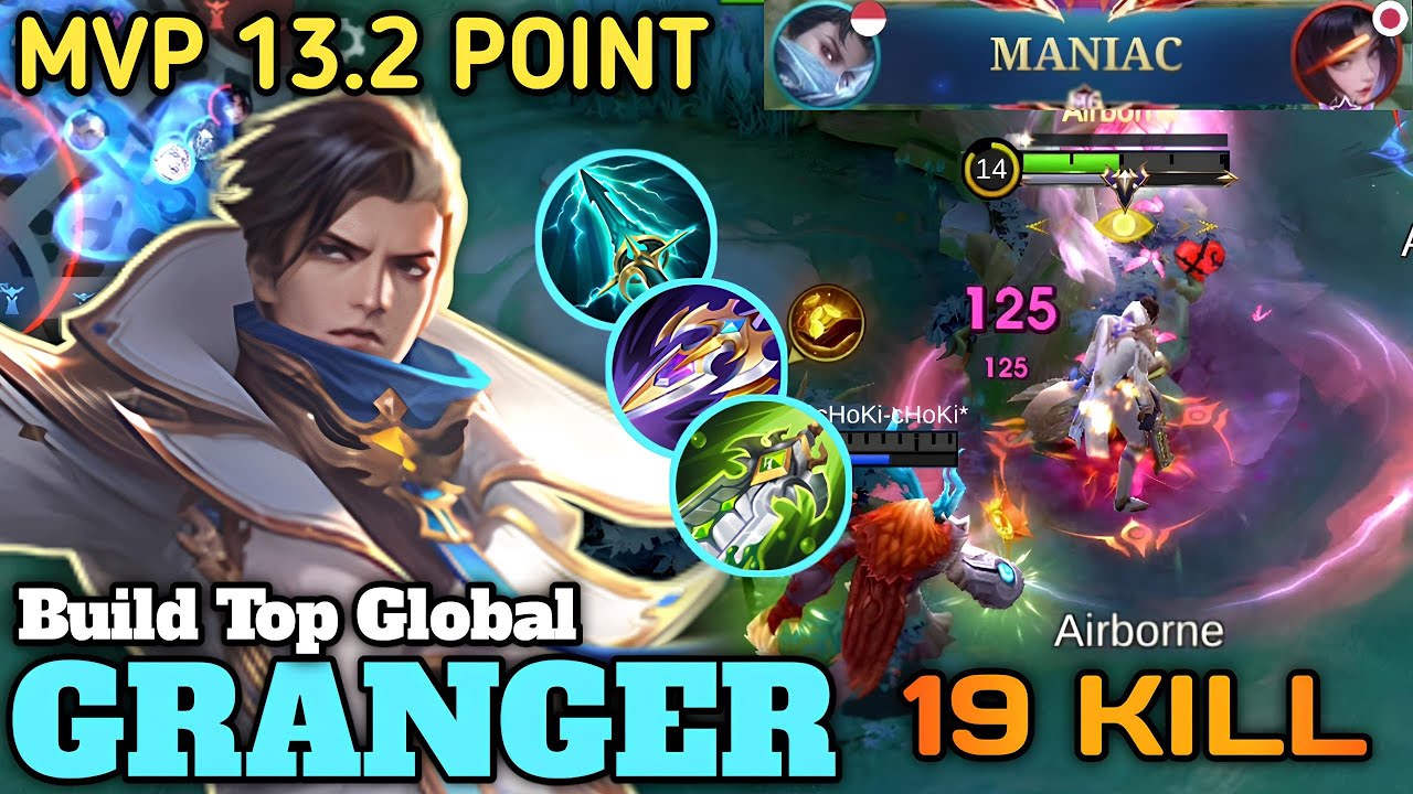 19 KILL + MANIAC!! Granger Machine Killer MVP 13.2 Point | Build Top ...