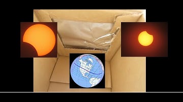 Solar Eclipse Box - Safely viewing a Solar eclipse with a pinhole projection