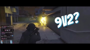 GTA 5 Online : 9v2 destroying wannabe tryhards!!