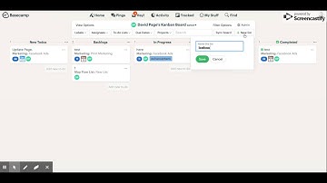 Managing kanban columns