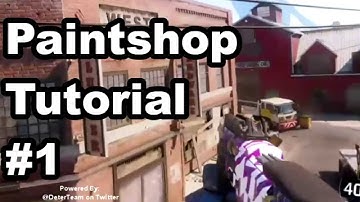 COD BO3  Paintshop Tutorial   Cool Fade Look! HD