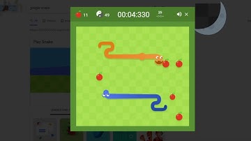 Google Snake Game Yin Yang 25 in 11.745s (5 Apple, Standard) Former WR