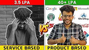 Product Based vs Service Based Company Difference 🔥 | 3.5 LPA vs 10LPA 🤑| Off-Campus Placement