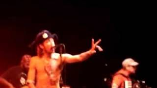 GOGOL BORDELLO Zina Marina live Hammersmith Apollo London LV