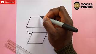 How To Draw A Computer Printer / step by step Net Worth