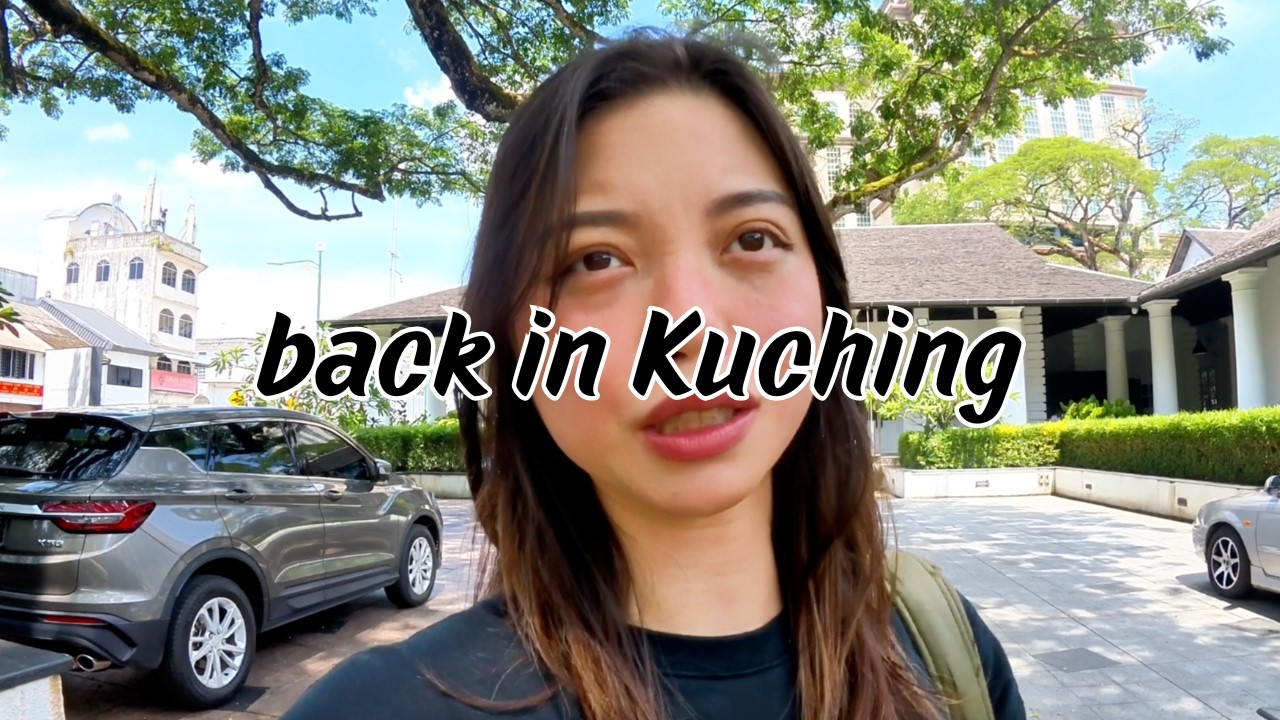 Alone in Kuching, Sarawak Vlog 🇲🇾 Malaysia Travel ✈️ Pt.1