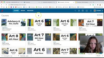 Sending a Video Message in Schoology