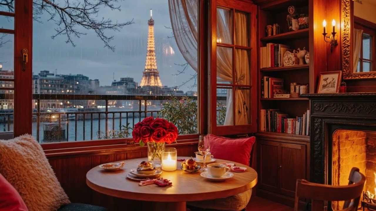 Cozy Winter Jazz Coffee Shop Ambience Smooth Jazz for Relaxation & Study