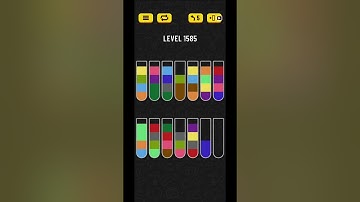 Water sort puzzle level 1585