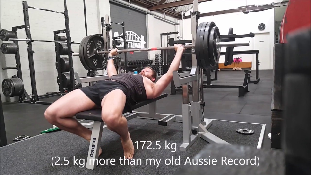 4 Plate Bench at 200 lb - YouTube