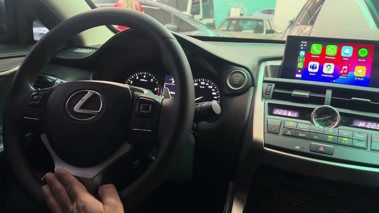 Lexus NX200T 2015 - Instalação CarPlay e Android Auto na central original - ArtsomAuto