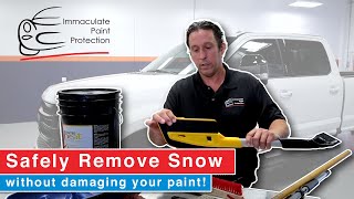 Safe Snow Removal SECRETS (Avoid Costly Paint Damage!) | IMMACULATE Pro Tips