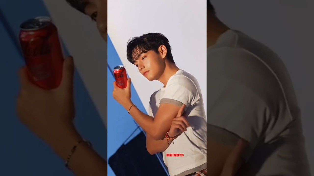 taehyung in new ad for coca cola 