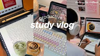 productive study vlog 📚 aesthetic desk makeover, studying for midterm, VoxDeck powered by Claude 4.5