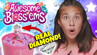 Jillian's Grows Awesome Bloss'ems Surprise Doll Garden! Ultra Rare Diamond Tiara Doll!