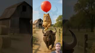 Ai Animated Funny Videoplants A Bomb In Cows Mouth?Orange Fat Cat