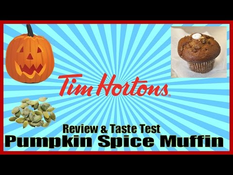♥Tim Horton Pumpkin Spice Muffin Review♥-Oct 16th 2015