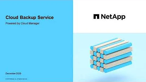 Cloud Backup Service Overview - No one can backup ONTAP better than NetApp