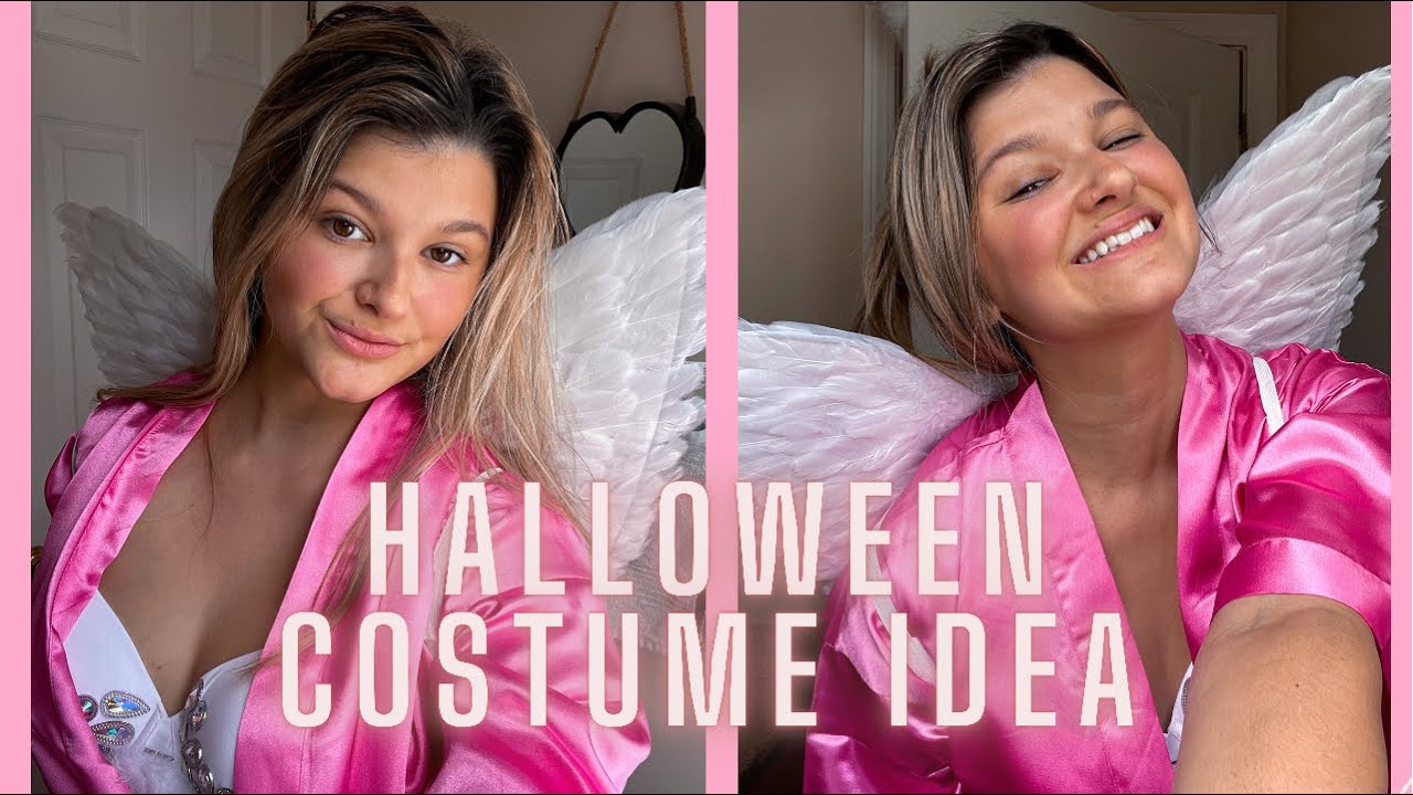 DIY Victoria Secret Angel Halloween Costume Easy Cheap 2021 YouTube Maxresdefault