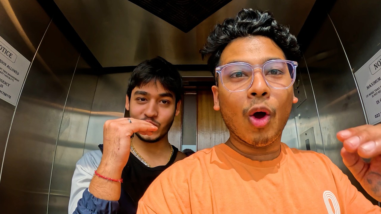 Our lift Crashed! Mumbai Day 1 | Vlog 3 @Anujrehanmusic