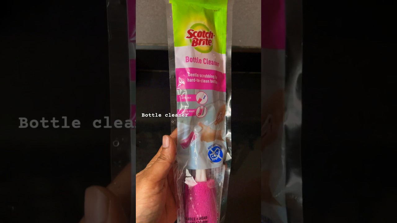 Scotch Brite Bottle Cleaner: Revolutionizing Your Cleaning Routine in Action