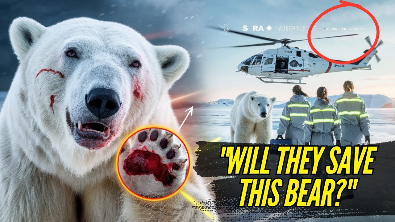 Heartwarming Polar Bear Rescue: Injured Bear Saved by Brave Isra Rescue ...