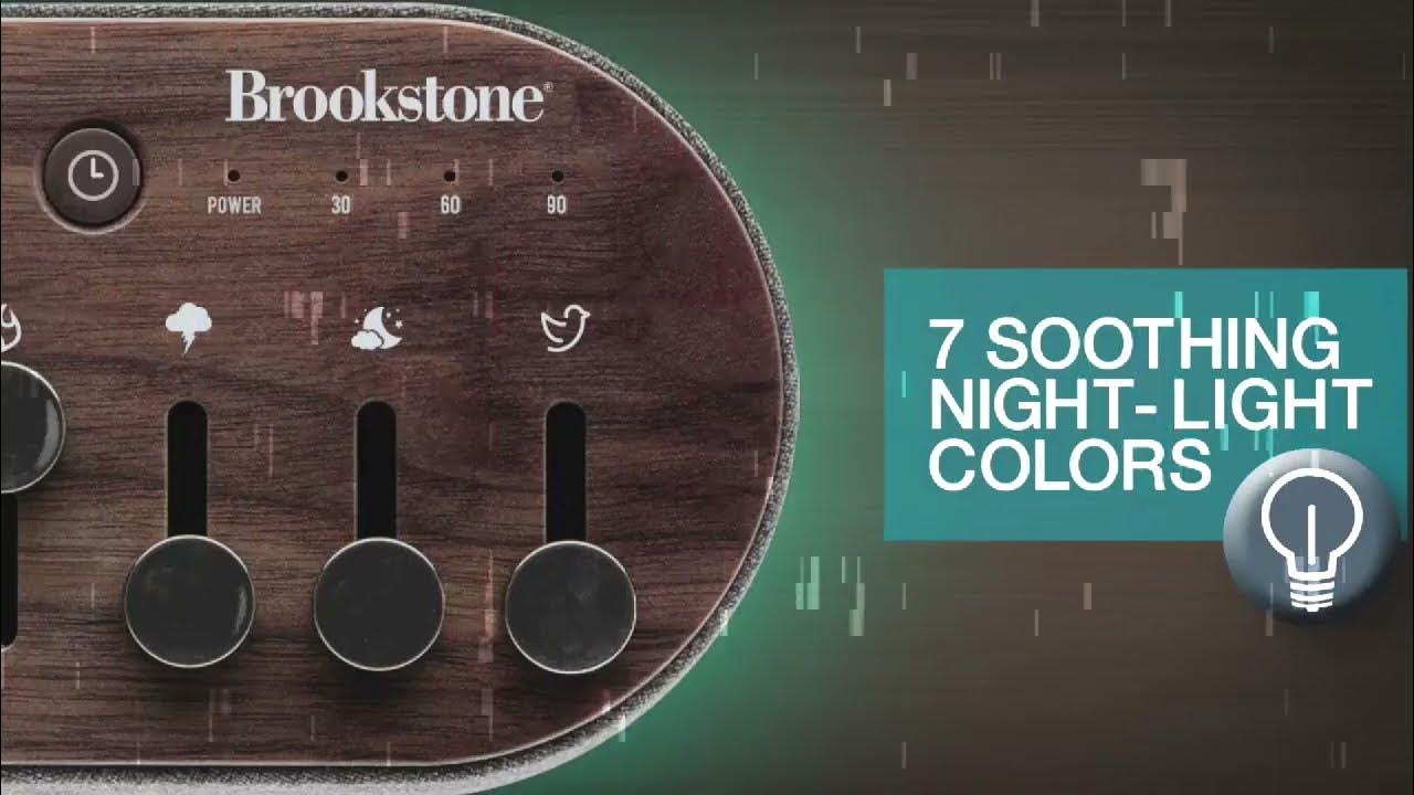 Brookstone White Noise Sound Machine Mixer, Layer and Mix 8 Soothing