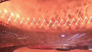 Firework Closing Ceremony of Asian Games 2018.