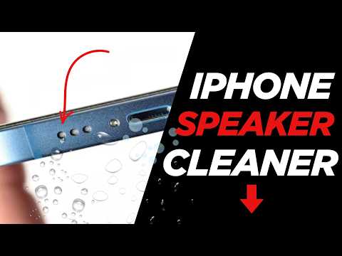 Speaker cleaner sound water cleaner iPhone