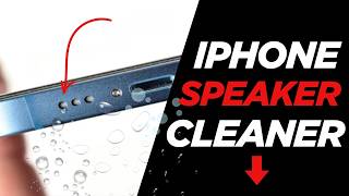 Speaker cleaner sound water cleaner iPhone