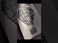 Creative Mandala Art Ideas| Hot Air Balloon Doodle#ytshorts #mandala#explore#trending #hotairballoon