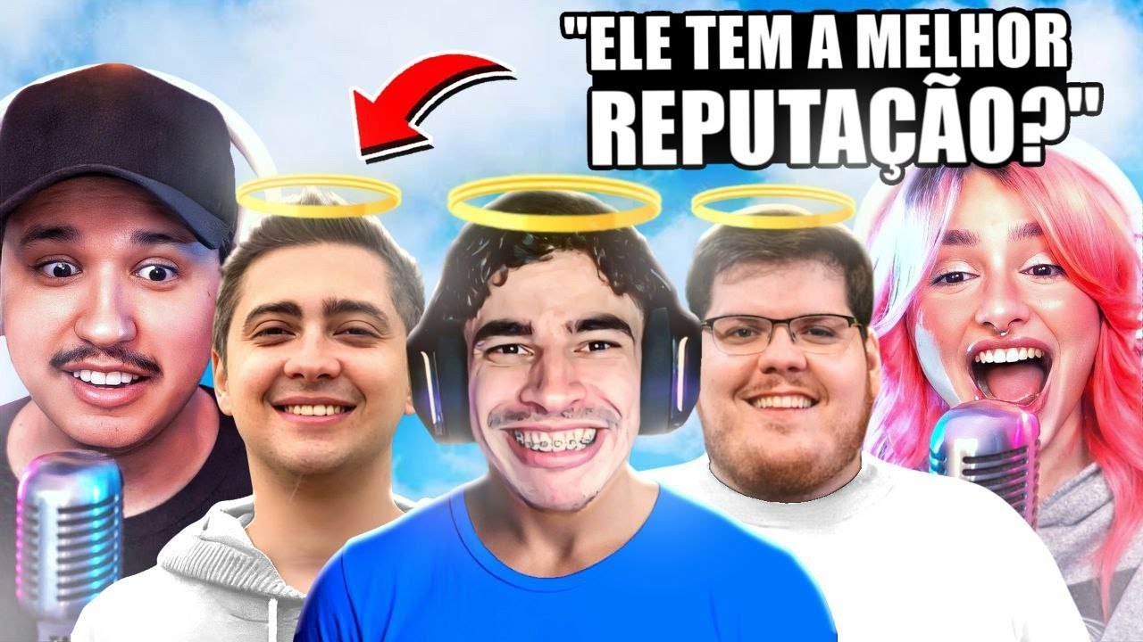 DESCOBRINDO QUAL STREAMER TEM A MELHOR REPUTAÇÃO... | React Lipen
