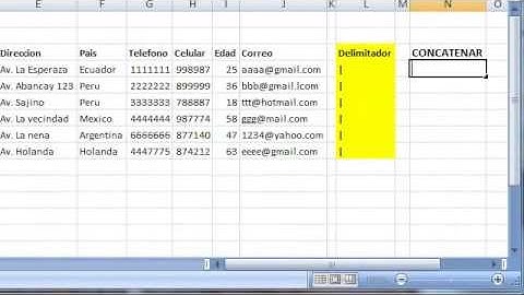 Concatenar multiples celdas en Excel de manera facil (Todas las versiones)