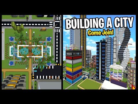 BUILDING A MINECRAFT CITY ON MY SERVER!! | Come Join Now... | Minecraft Creative Livestream - BUILDING A MINECRAFT CITY ON MY SERVER!! | Come Join Now... | Minecraft Creative Livestream
