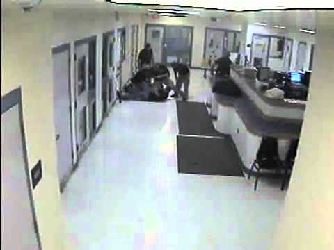 Attack on a handcuffed inmate by a Cherokee County jail employee