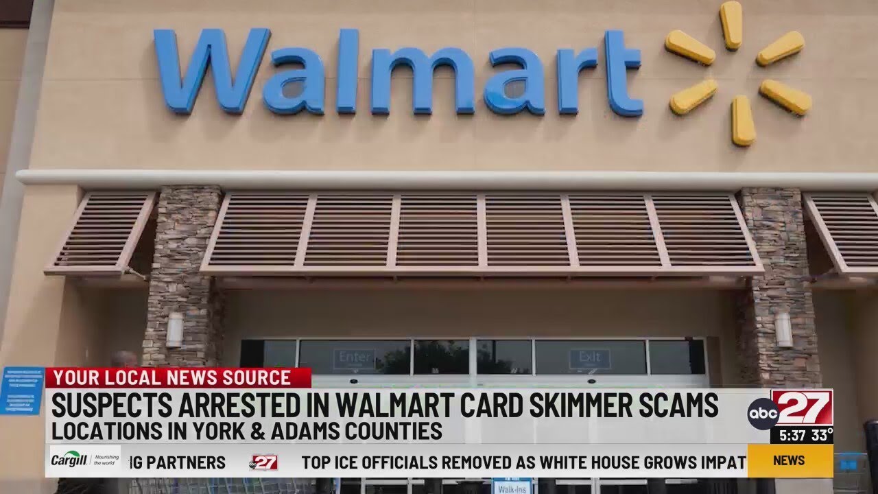 2 arrested after card skimmers found at local Walmarts - YouTube