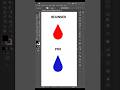 How to Create Realistic Water Drop in Illustrator Like a Pro #shorts