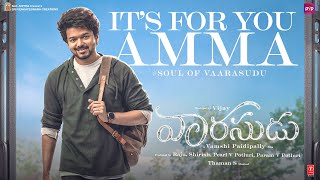 Soul Of Vaarasudu (Telugu) Vaarasudu | Thalapathy Vijay | Vamshi Paidipally | KS Chitra | Thaman S Image