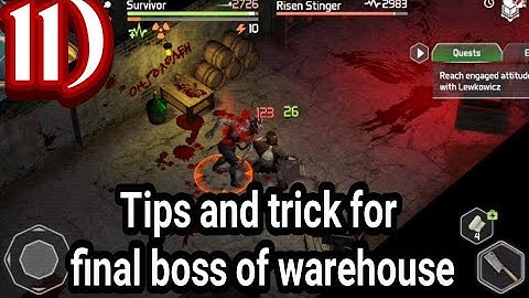 Dawn of zombies survival after the last war how to kill the last boss risen stinger of warehouse