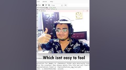 Facial Recognition Attendance Project #shorts #short