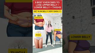 Reduce Belly Fat, Upper Belly Fat &amp; Thigh Fat at Home | Yoga for Fast Fat Loss 🔥 #weightlossathome